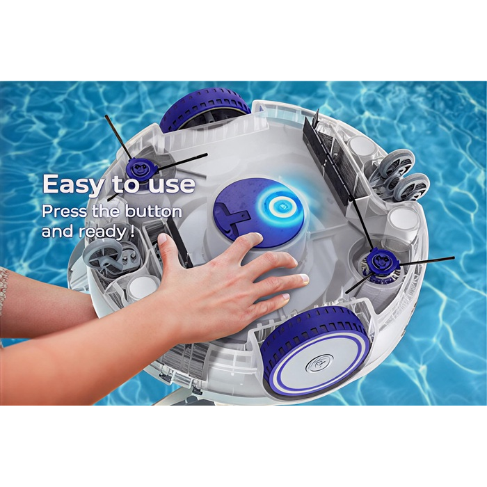 Gre Wet Runner Xpert Unterseite – Ansaugung und Bürsten Poolbodenreinigung