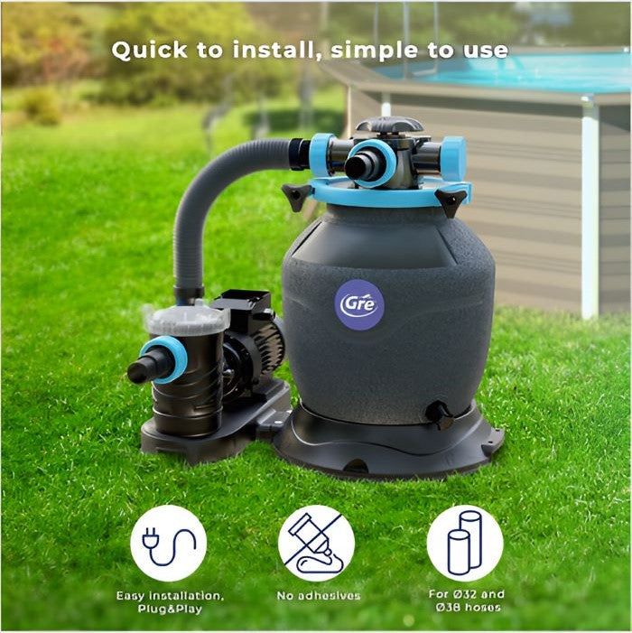 Gre Sandfilteranlage 6 m³/h