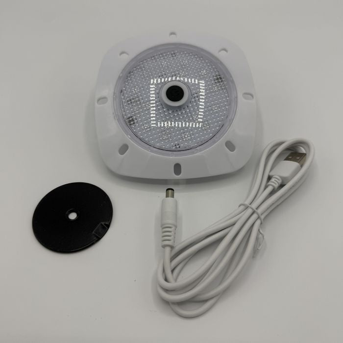 Seamaid LED-Scheinwerfer, mit Magnet, Kunststoff weiss/anthrazit, LED weiß/RGB
