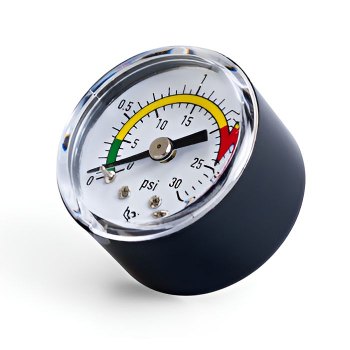Intex Manometer Original Ersatzteil für Krystal Clear Sandfilteranlage SX1500 SF90220T SF90220RC, Seitenansicht
