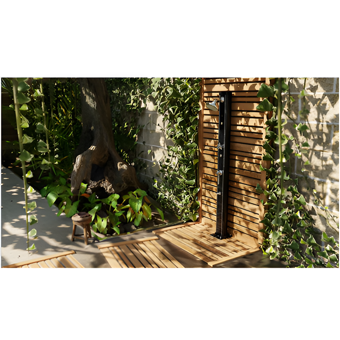 Gre Solardusche Aluminium, 1 teilig