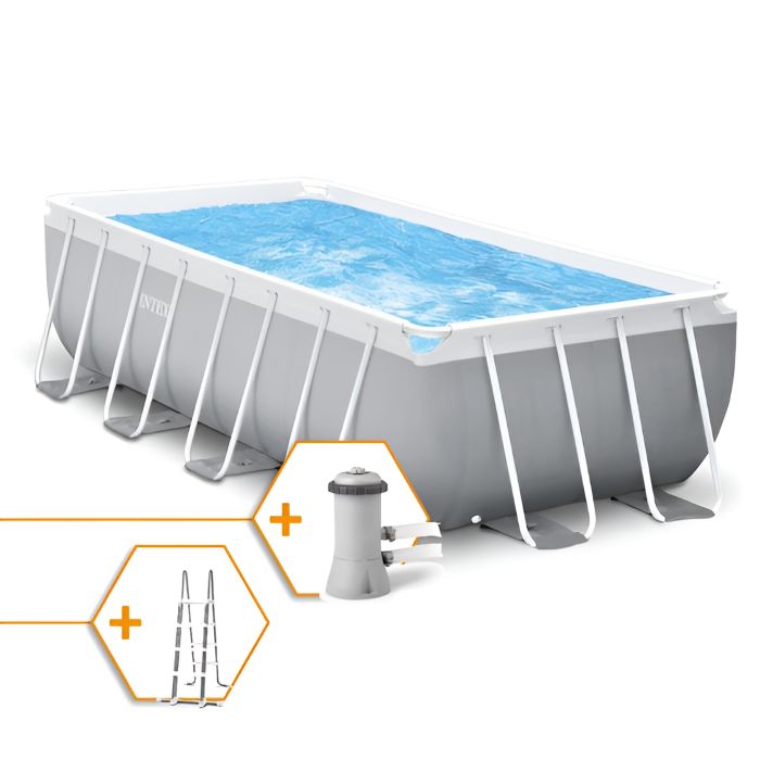 Intex Frame Pool Prism Quadra 400x200x100 cm