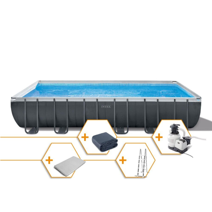 Intex Frame Pool Ultra Quadra XTR 732x366x132 cm