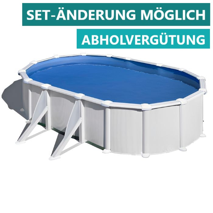 Gre Stahlwandpool Atlantis 500x300x132 cm, LAGERND