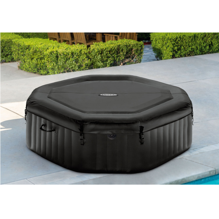 Intex Whirlpool PureSpa Jet & Bubble Deluxe Ocatgon Ø 201x71 cm, mit Salzwasser- & Kalkschutzsystem