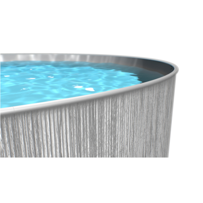 Steinbach Stahlwandpool New Splasher 350x90 cm, grau