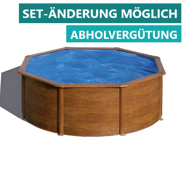 Gre Stahlwandpool Pacific 350x120 cm, LAGERND
