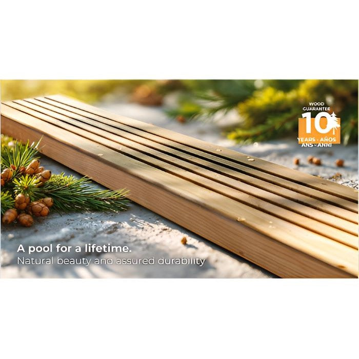 Gre Echtholzpool Bambu 2 535x335x130 cm