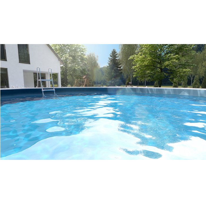 Steinbach Stahlwandpool Nuovo de Luxe II 550x120, weiß