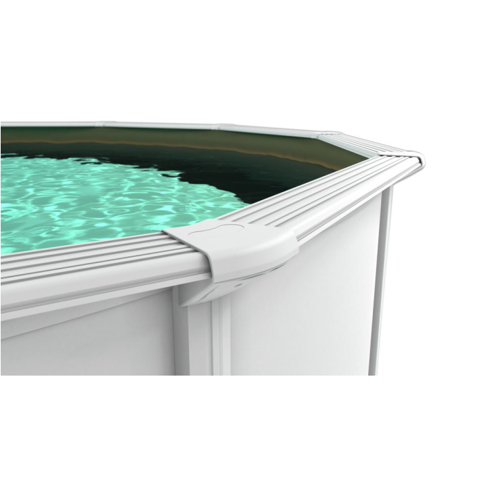 Steinbach Stahlwandpool Nuovo de Luxe II 550x120, weiß