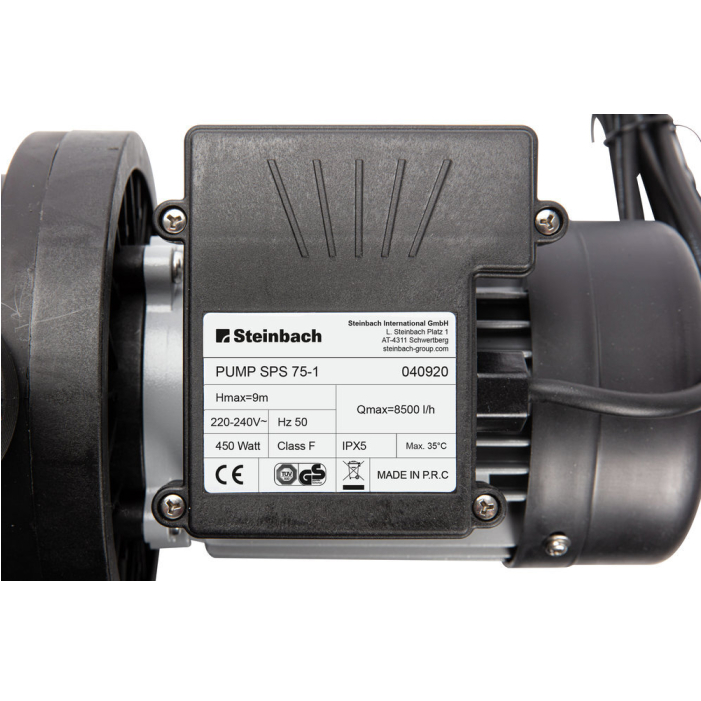Steinbach Filterpumpe SPS 75-1, 8,5 m³/h