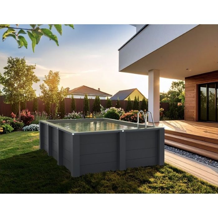 Gre Composite/WPC rechteckig 455x315x126 cm, NEU