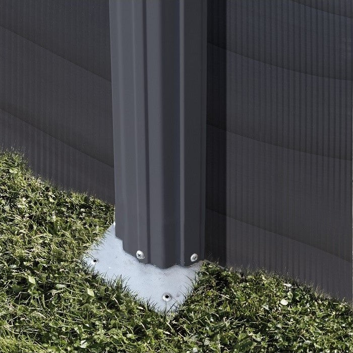 Gre Stahlwandpool Anthracite 460x120 cm