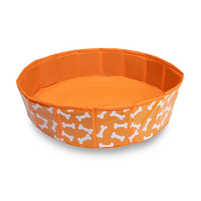 Swim Essentials Hunde Pool Bonebash, orange, Ø 80 cm