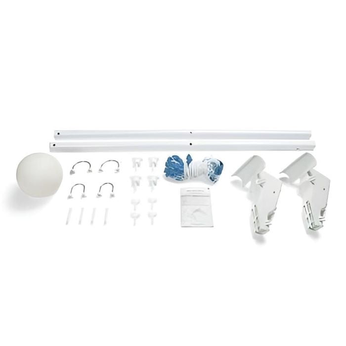 Intex Frame Pool Ultra Quadra XTR 975x488x132 cm, Kombianlage, Reinigungsset, Volleyballset + Solarnoppenfolie