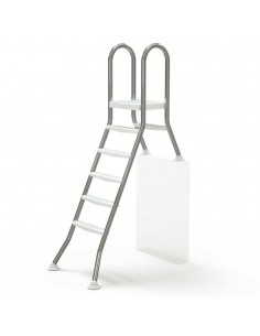 Aufstellbeckenleiter Elevada 150 cm (1x5+1 Stufen)