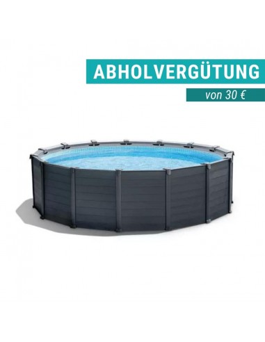 Frame Pool Graphit 478x124 cm