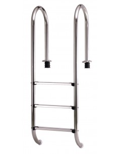 Einbaubeckenleiter für 120 cm Tiefe (schmale Ausführung)