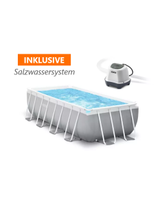 Intex Frame Pool Prism Quadra 400x200x100 cm inkl. Salzwassersystem