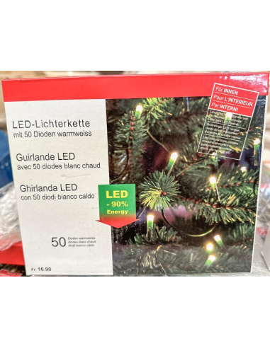 9 m Lichterkette 50 LED, Innenbereich