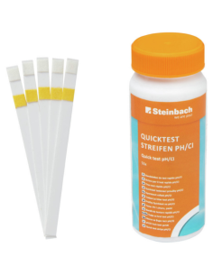 Steinbach Quicktest Streifen pH/Cl, 50 Streifen