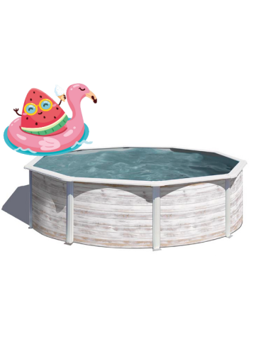 Gre Stahlwandpool Finnland 300x120 cm, LAGERND