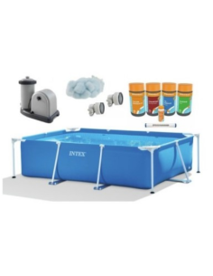 Intex Frame Pool Family 260x160x65 cm, Komplettset