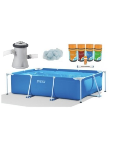 Intex Frame Pool Family 260x160x65 cm, Komplettset