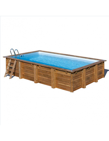 Echtholzpool Evora 620x420x133 cm