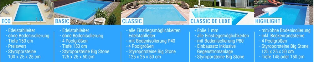 Pools - Styroporpools -  günstig kaufen bei pool-discount.at