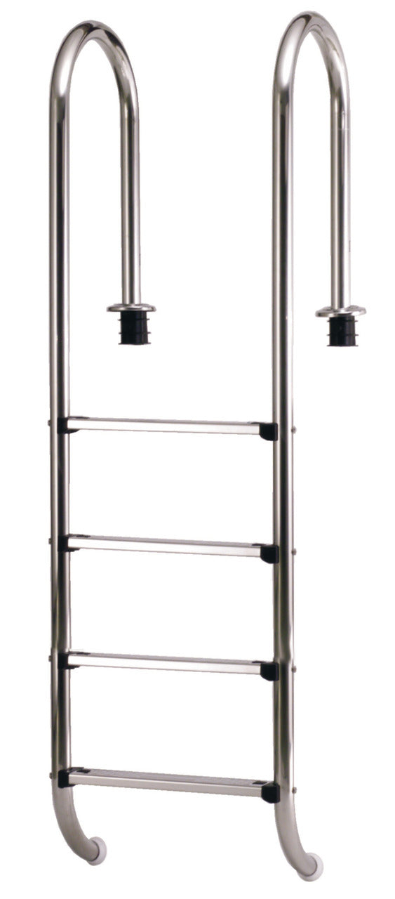 Edelstahlleiter 4-stufig