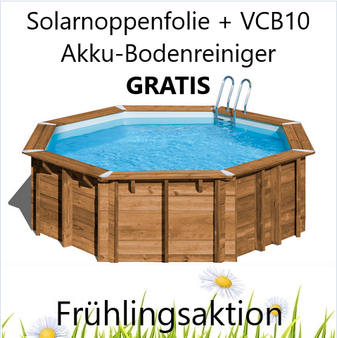 Echtholzpool Ananas 428x117 cm * Frühlingsaktion