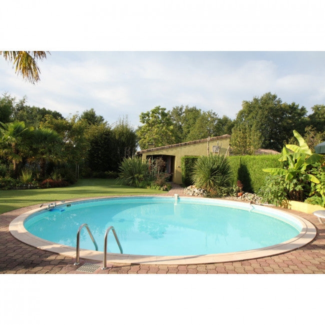 Stahlwandpool Compact Deluxe rund