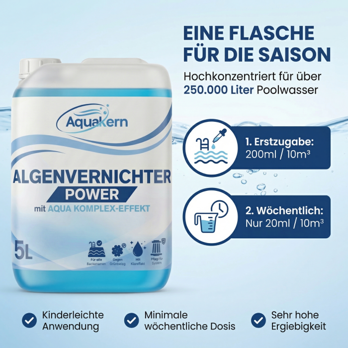 Aquakern Algenvernichter Power, 5 l