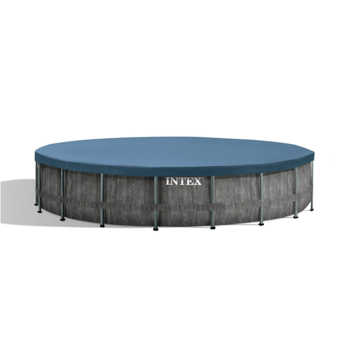Intex Frame Pool Prism Greywood Ø 549x122 cm