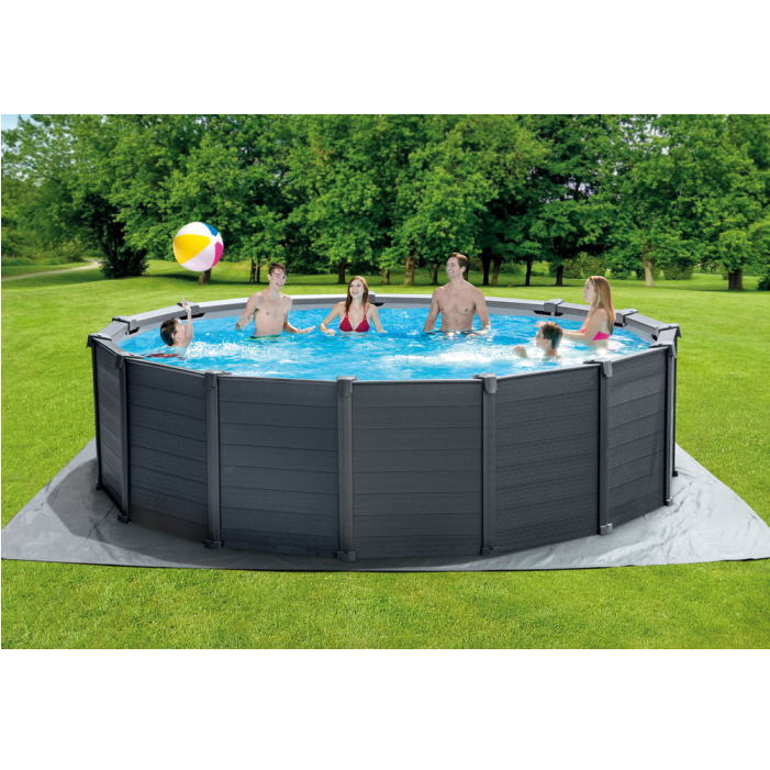 Intex Frame Pool Graphit Ø 478x124 cm