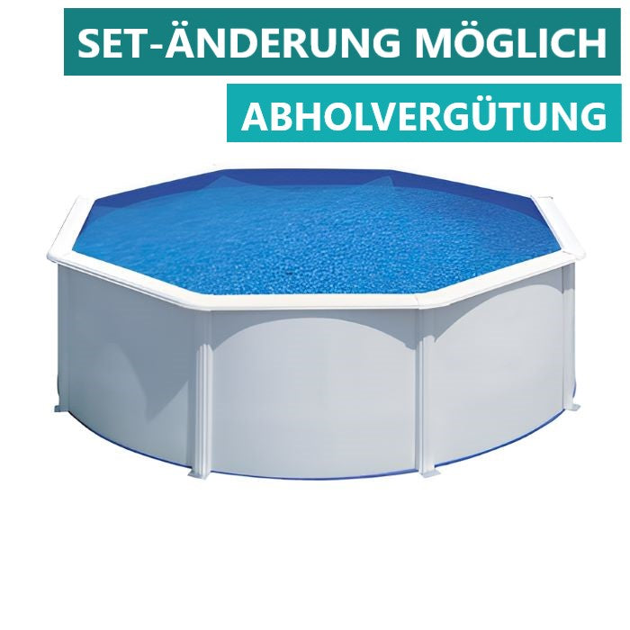 Gre Stahlwandpool Fidji 300x120 cm, LAGERND