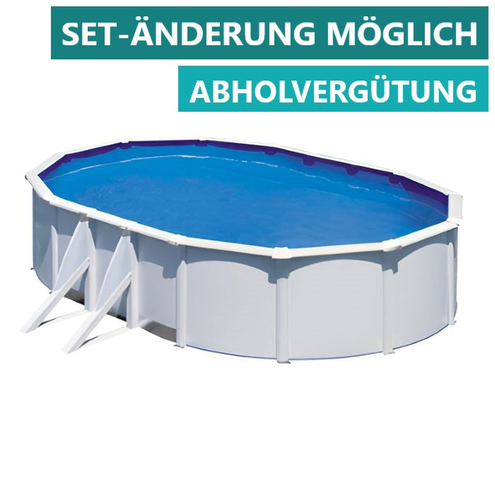 Gre Stahlwandpool Fidji 500x300x120 cm, LAGERND