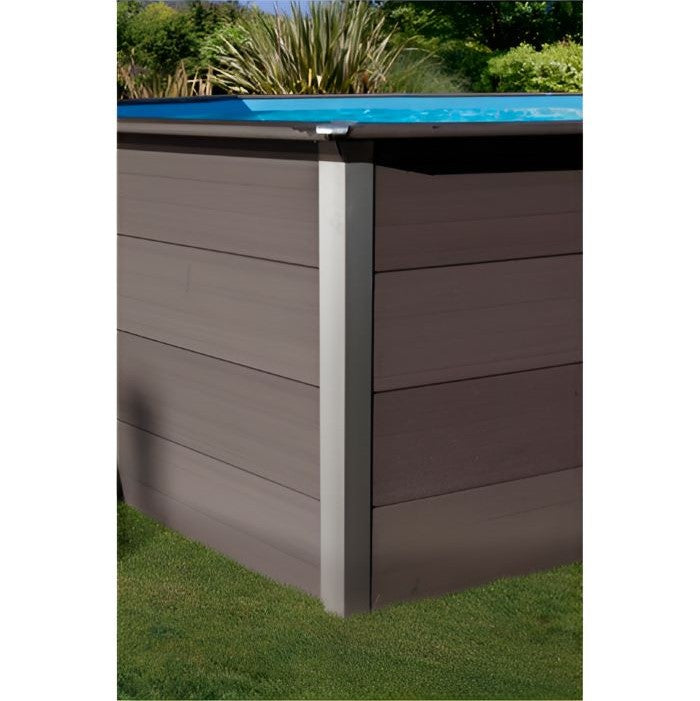 Gre Composite/WPC rund 410x124 cm