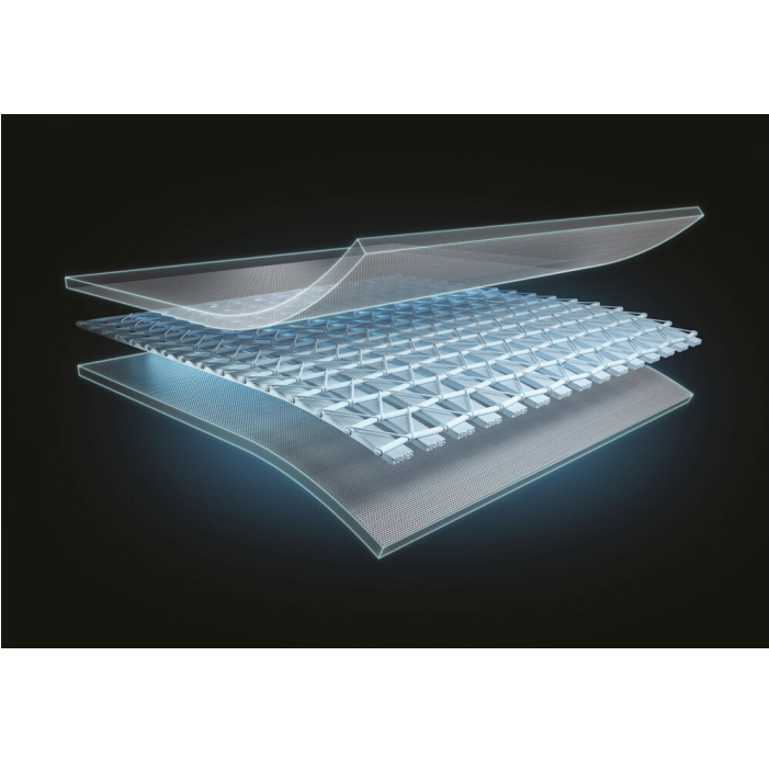 Intex Whirlpool PureSpa Chevron Deluxe Square, ⧄ 211x71 cm, mit Salzwasser- & Kalkschutzsystem