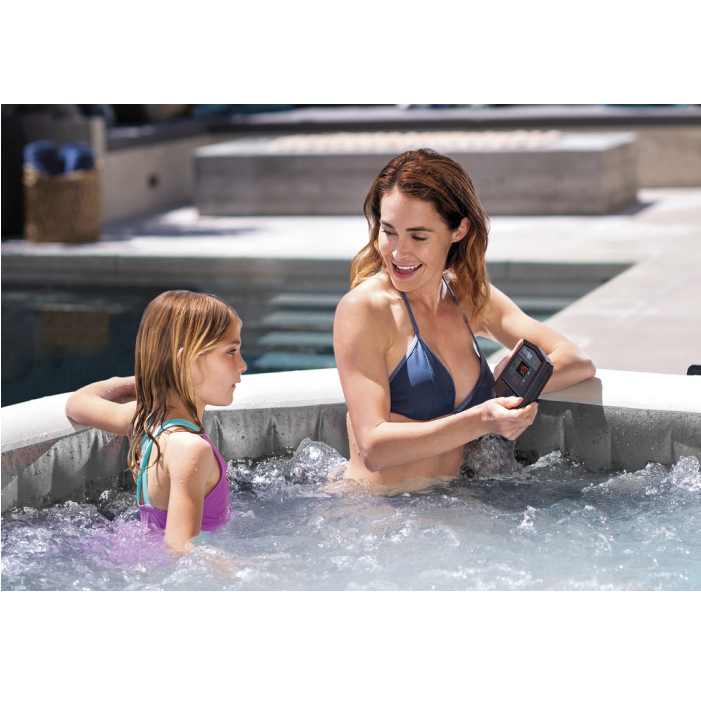 Intex Whirlpool PureSpa Greywood Deluxe, Ø 216x71 cm