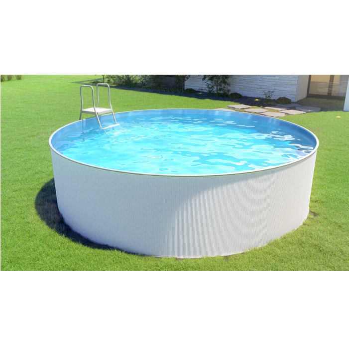 Steinbach Stahlwandpool New Splasher 350x90 cm, weiß