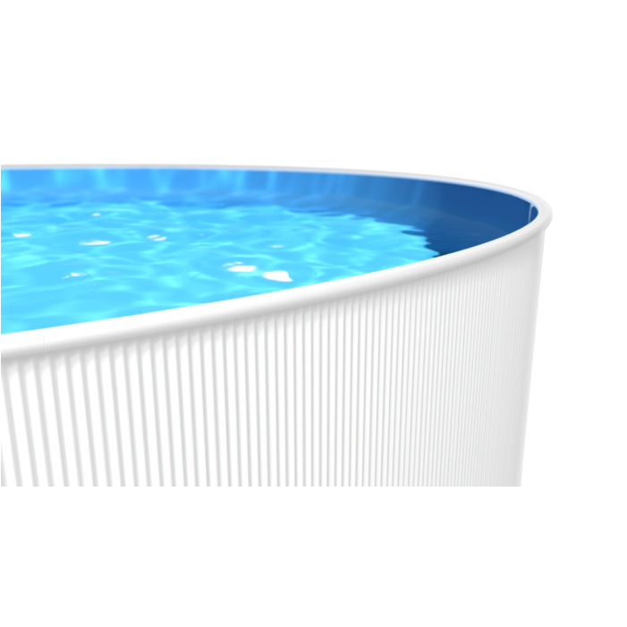 Steinbach Stahlwandpool New Splasher 350x90 cm, weiß