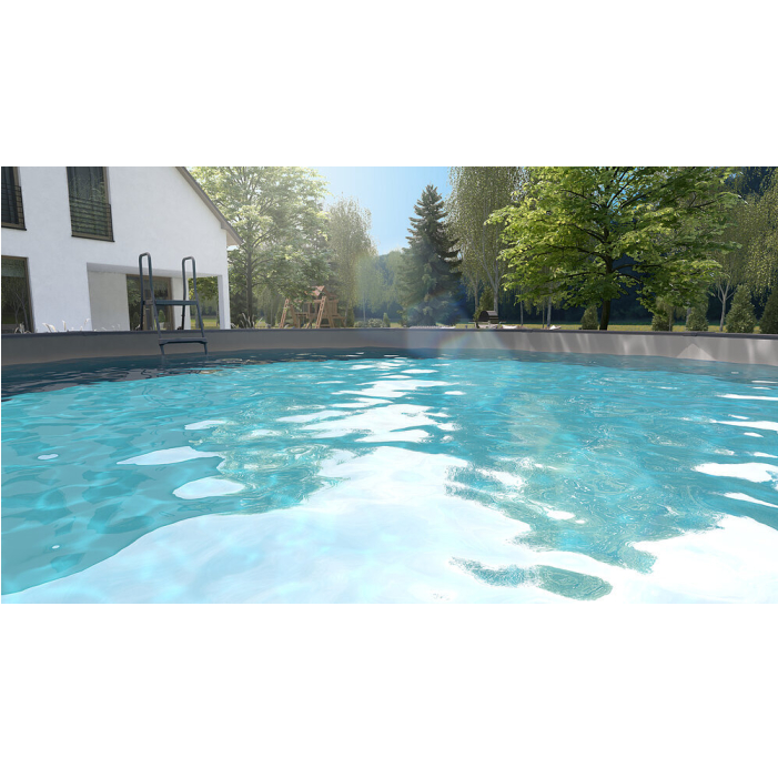Steinbach Stahlwandpool Nuovo de Luxe II 360x120 cm, anthrazit