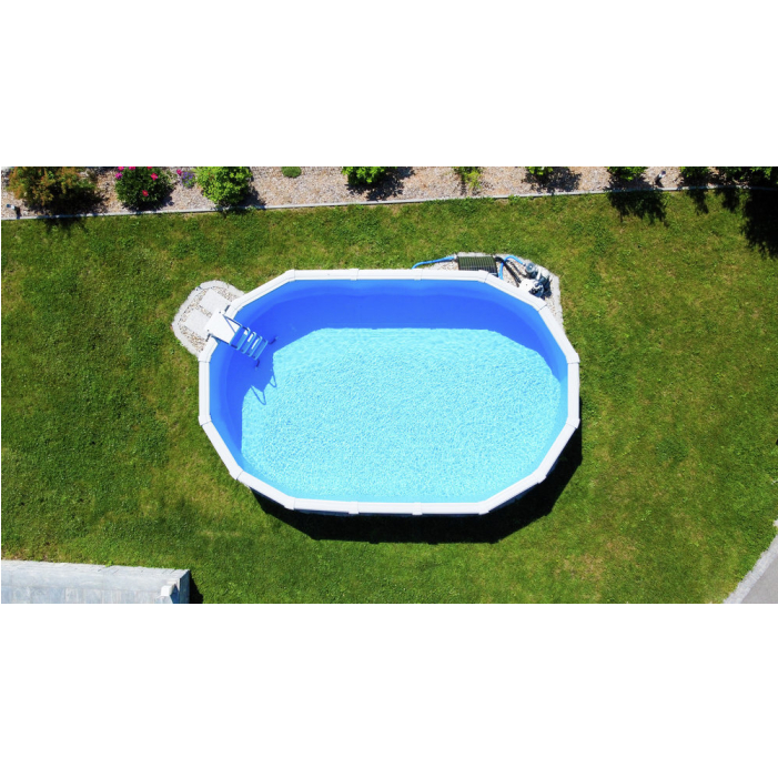 Steinbach Stahlwandpool Grande oval 610x366x135 cm