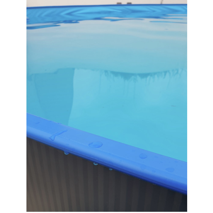 Steinbach Stahlwandpool Nuovo Ø 450x120 cm, anthrazit