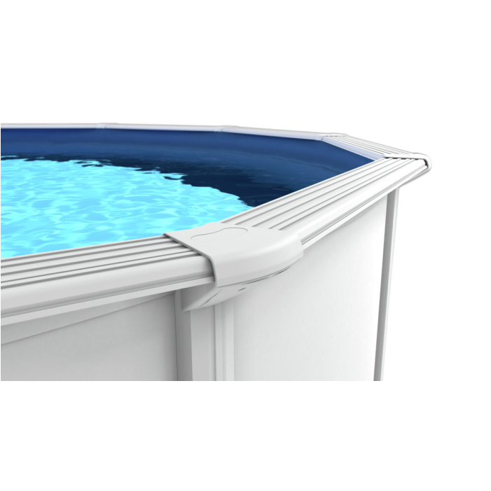 Steinbach Stahlwandpool Nuovo de Luxe II 550x120, weiß