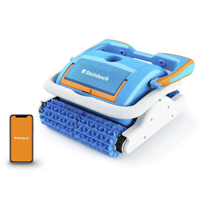 Steinbach Poolrunner APPcontrol – vollautomatischer Poolroboter für Pools bis 50 m²