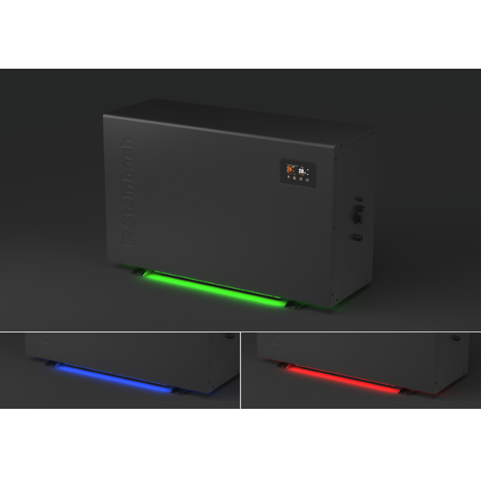 Steinbach Wärmepumpe Silent – LED-Statusbeleuchtung (blau/grün/rot)