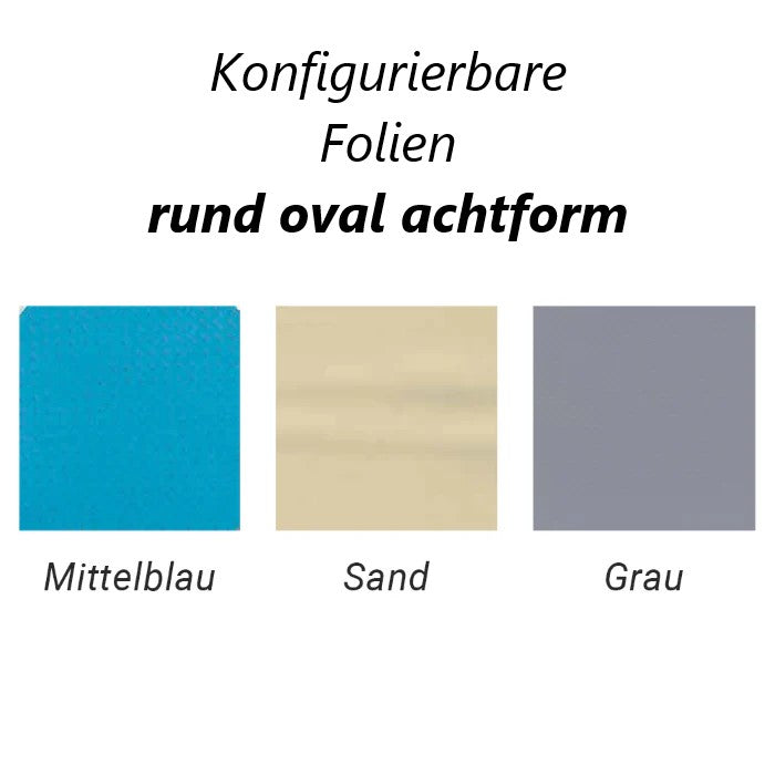 BWT Poolfolien für Stahlwandpools, konfigurierbar